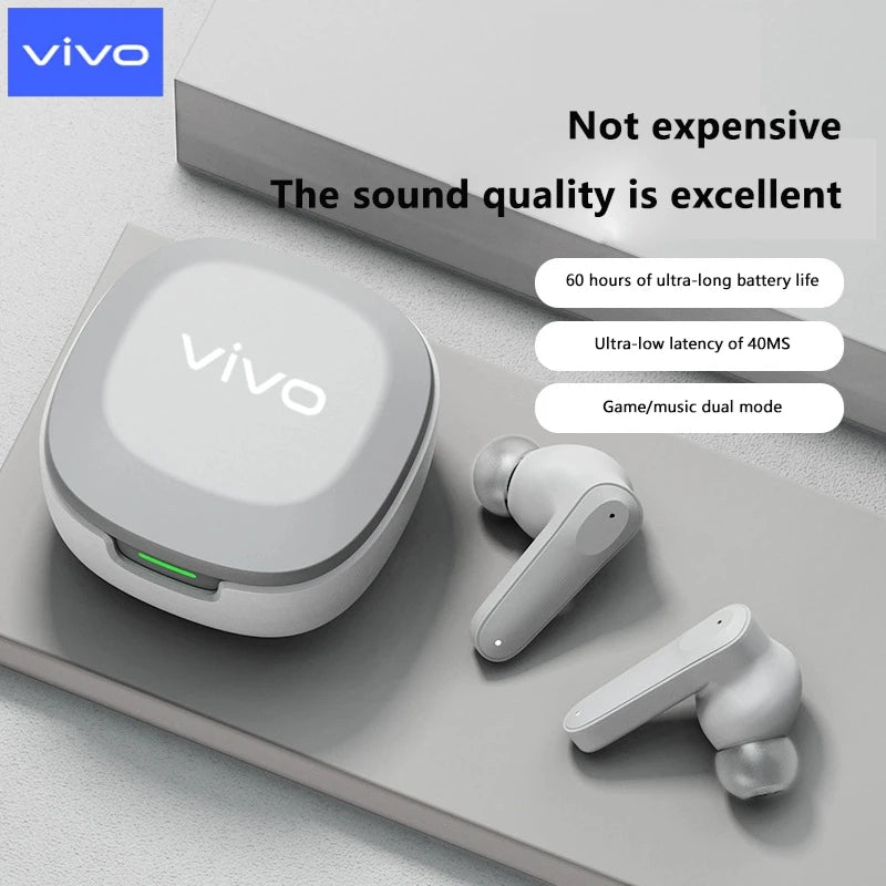 VIVO A98 Wireless Earbuds Bluetooth 5.4 Headphones Noise Cancelling in-ear Waterproof Earphones with Microphone Longbattery life